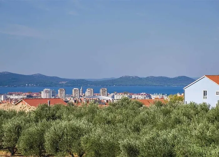 Panorama With Rooftop Pool Villa Ploce (Zadar)